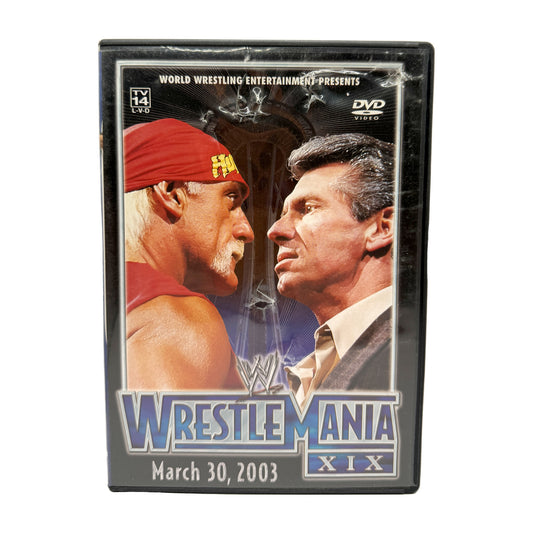 WWE WrestleMania XIX 19 2003 DVD Hulk Hogan Brock Lesnar Kurt Angle Wrestling