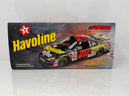 Action NASCAR Ricky Rudd #28 Havoline Bud Shootout 2001 Taurus BANK 1:24 Diecast