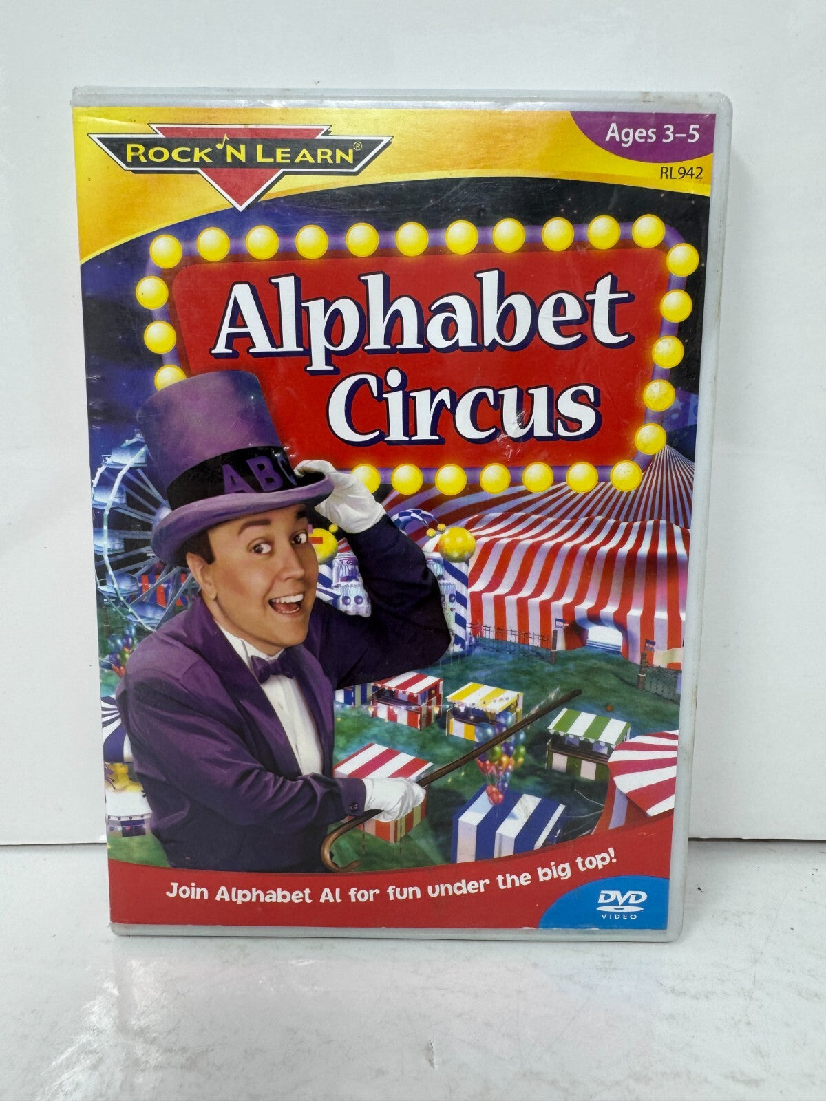 Rock n Learn: Alphabet Circus (DVD) Educational Good Condition!!!