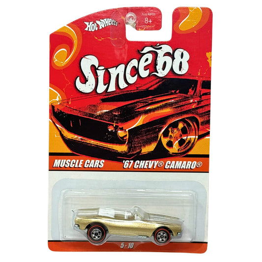 Hot Wheels Since '68 Muscle Cars 1967 Chevy Camaro Muscle Car 1:64 Diecast