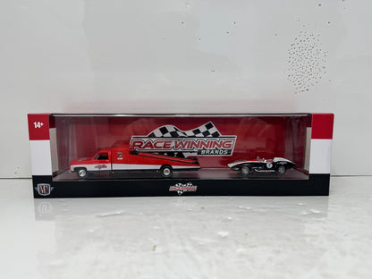 M2 Machines Race Winning 1959 Chevy Corvette XP-86 & Chevy Truck 1:64 Diecast