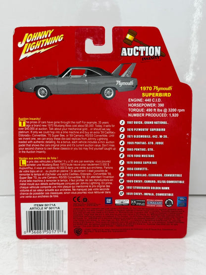 Johnny Lightning Auction Insanity 1970 Plymouth Superbird 1:64 Diecast