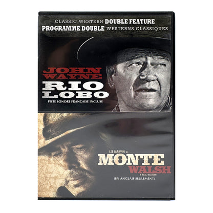 Classic Western Double Feature Rio Lobo / Monte Walsh (DVD) Movie Collection