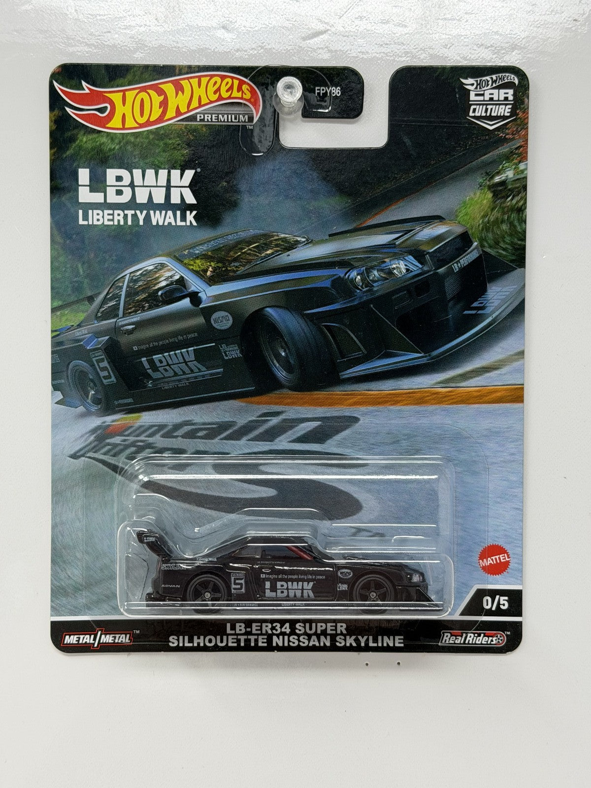 Hot Wheels Premium Mountain Drifters LB-ER34 Nissan Skyline CHASE 1:64 Diecast