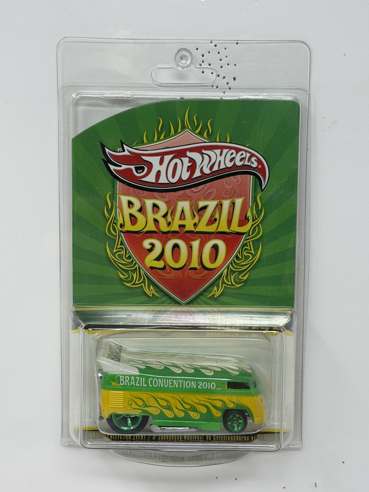 Hot Wheels 2010 Brazil Convention Volkswagen Drag Bus 1:64 Diecast 4136/5000