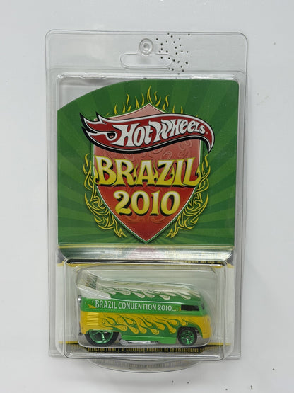 Hot Wheels 2010 Brazil Convention Volkswagen Drag Bus 1:64 Diecast 4136/5000