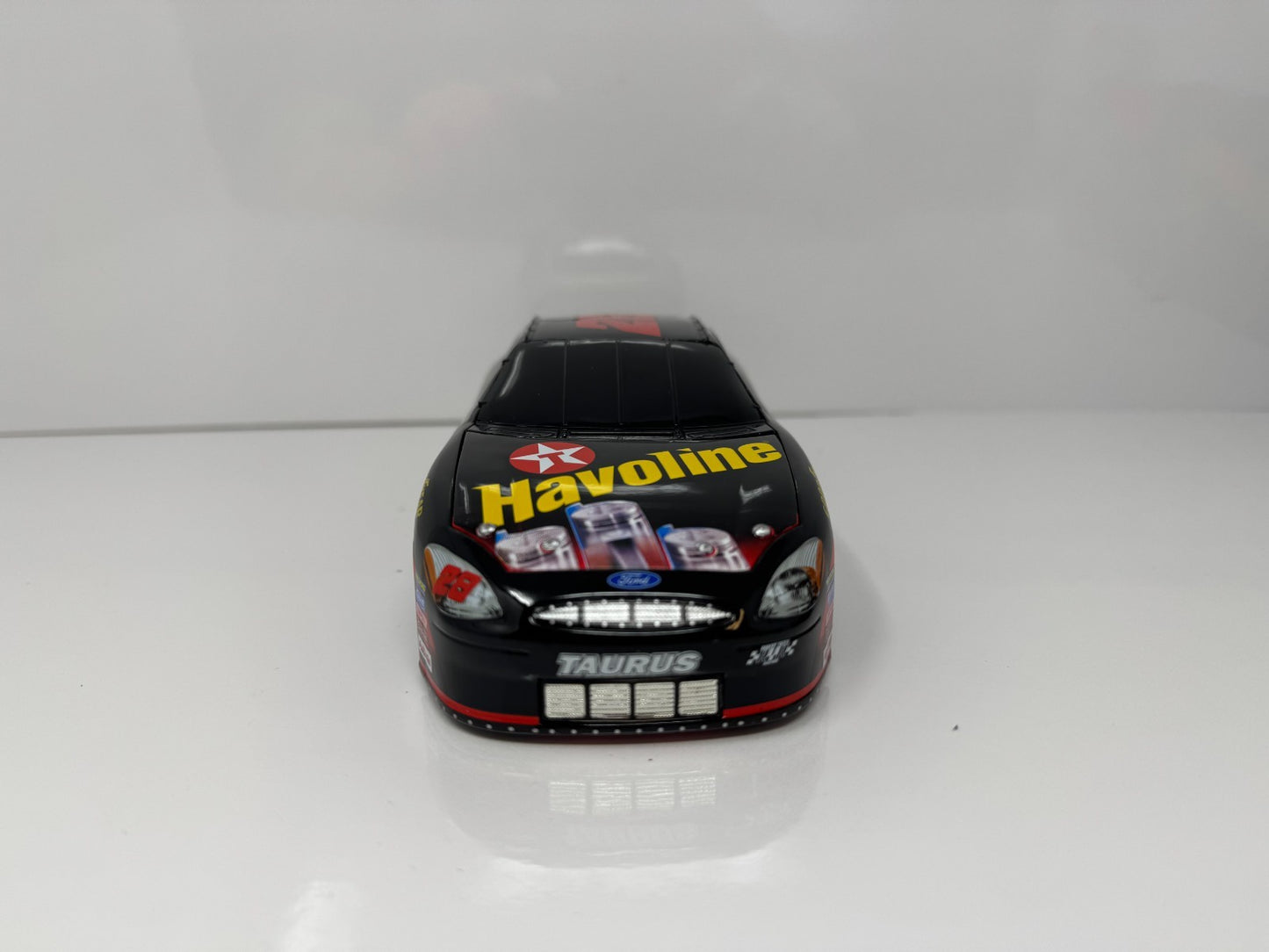 Action NASCAR Ricky Rudd #28 Havoline Bud Shootout 2001 Taurus BANK 1:24 Diecast
