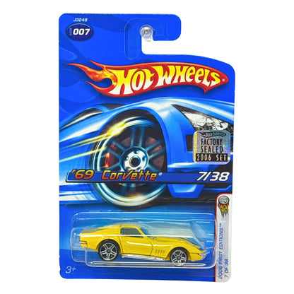 Hot Wheels First Editions 1969 Chevy Corvette 1:64 Diecast Factory Sealed