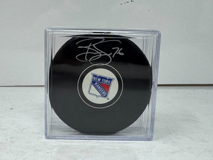 Brady Skjei New York Rangers Fanatics Signed NHL Autograph Puck COA
