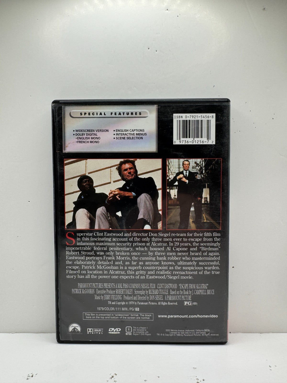 Escape from Alcatraz (DVD) Clint Eastwood Thriller