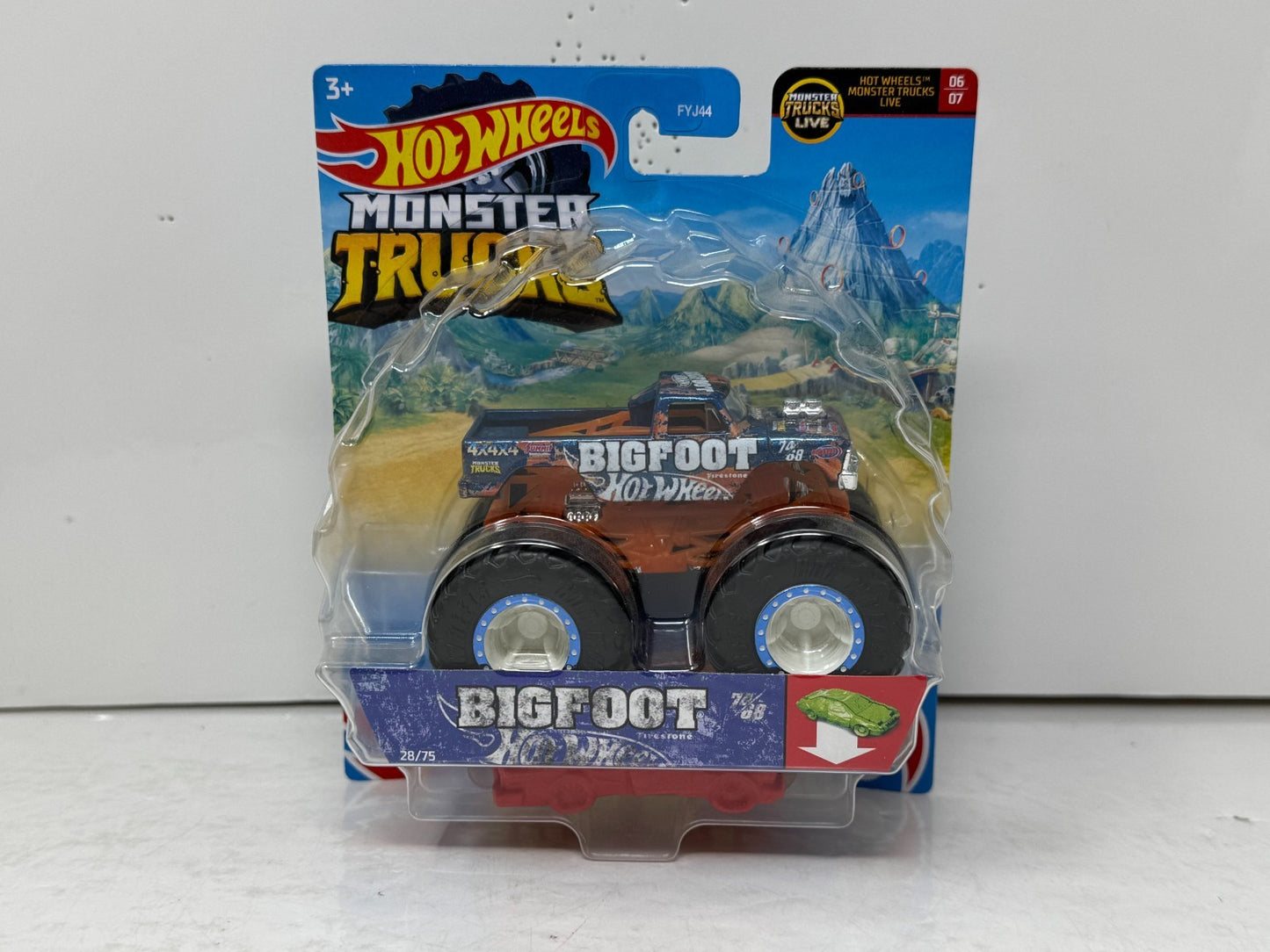 Hot Wheels Monster Trucks Bigfoot 1:64 Diecast Monster Trucks Live Edition 2023