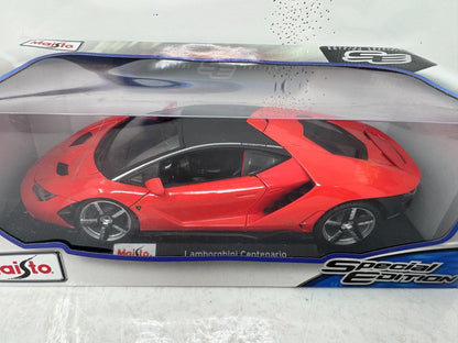 Maisto Lamborghini Centenario 1:18 Diecast Special Edition