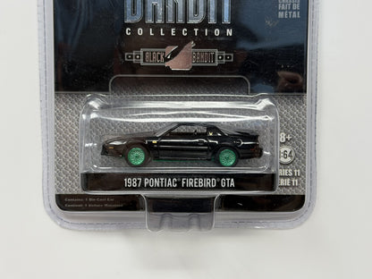 Greenlight Black Bandit 1987 Pontiac Firebird CHASE 1:64 Diecast Green Machine