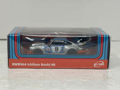 Model Model RWB964 Ichiban Boshi #8 Porsche 964 1:64 Diecast