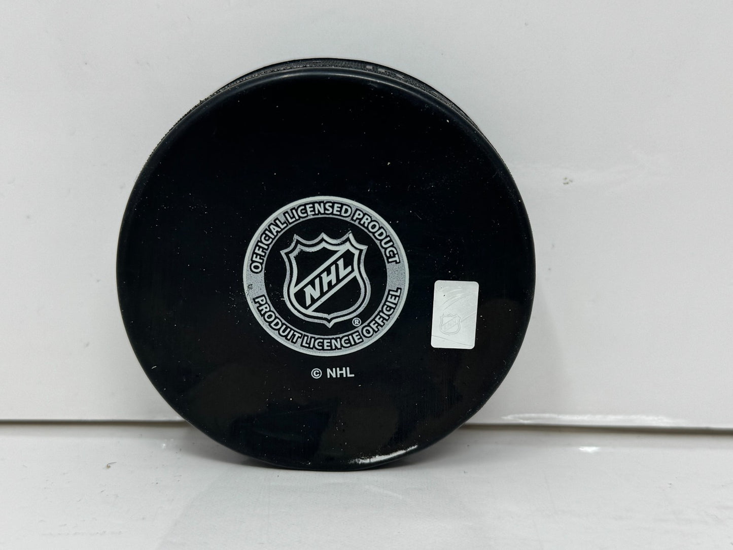 Jack Campbell Toronto Maple Leafs Signed NHL Autograph Puck Silver Auto