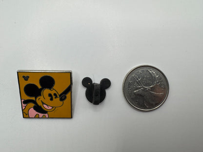 WDW Disney Neon Mickey Mouse Orange Hidden Mickey Trading Pin DC2S1