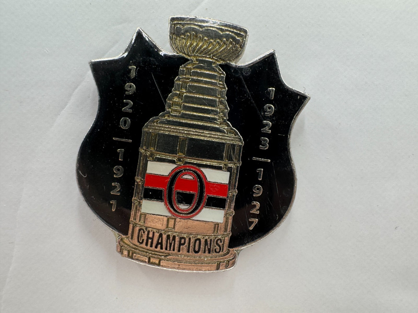 Ottawa Senators 1920 1921 1923 1927 Stanley Cup NHL Lapel Pin