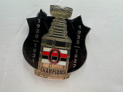 Ottawa Senators 1920 1921 1923 1927 Stanley Cup NHL Lapel Pin