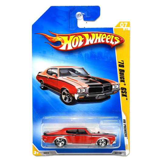 Hot Wheels HW Premiere 1970 Buick GSX 1:64 Diecast Red