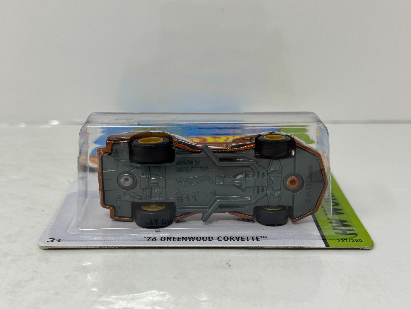 Hot Wheels Super Treasure Hunt 1976 Greenwood Corvette HW Workshop 1:64 Diecast