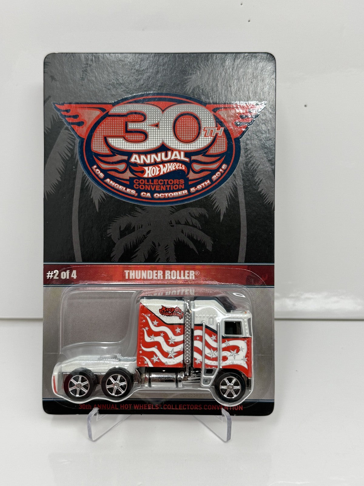 Hot Wheels 2016 30th Collectors Convention Thunder Roller 1:64 Diecast 0724/2600