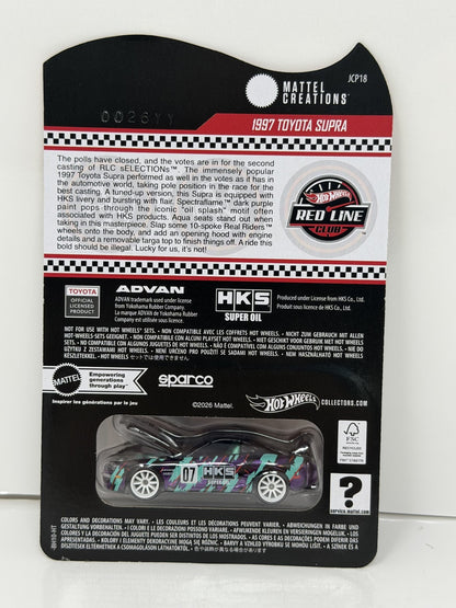 Hot Wheels RLC Red Line Club 2023 Selections 1997 Toyota Supra HKS 1:64 Diecast