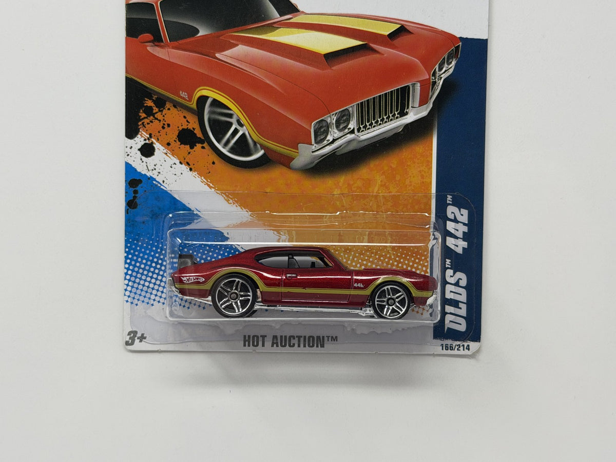 Hot Wheels Hot Auction Oldsmobile 442 1:64 Diecast Red