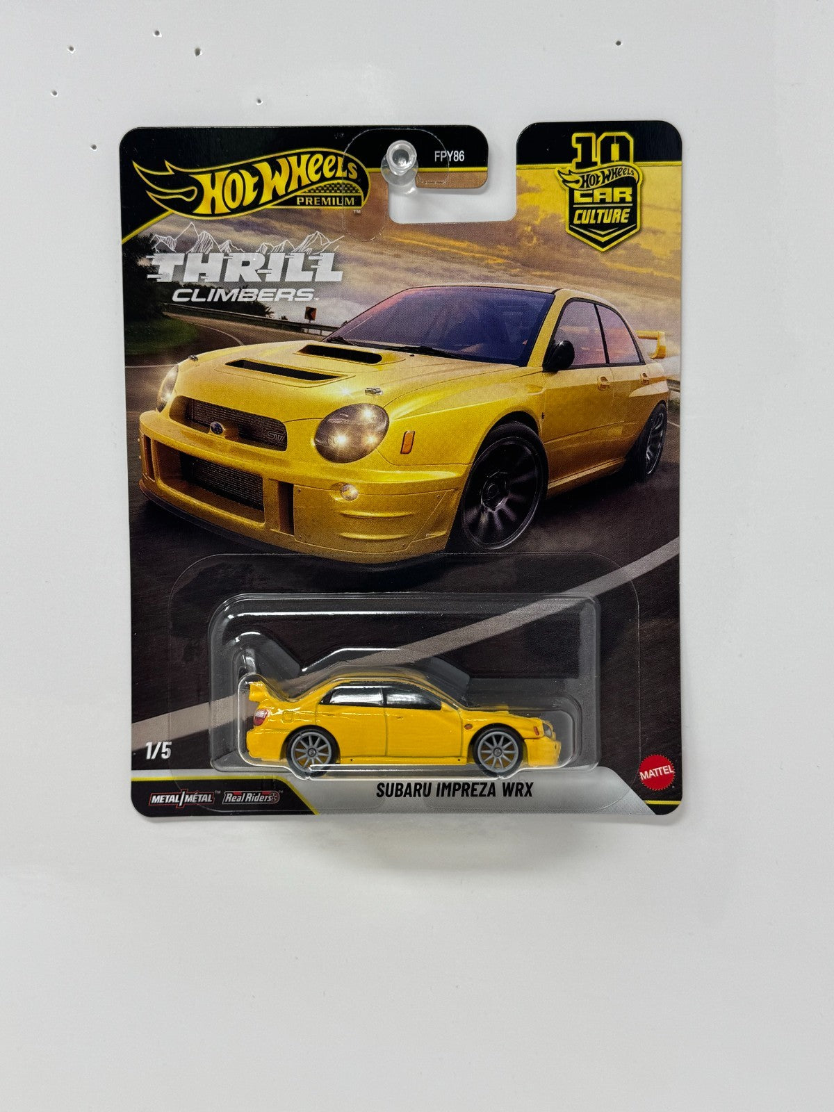 Hot Wheels Premium Thrill Climbers Subaru Impreza WRX 1:64 Diecast