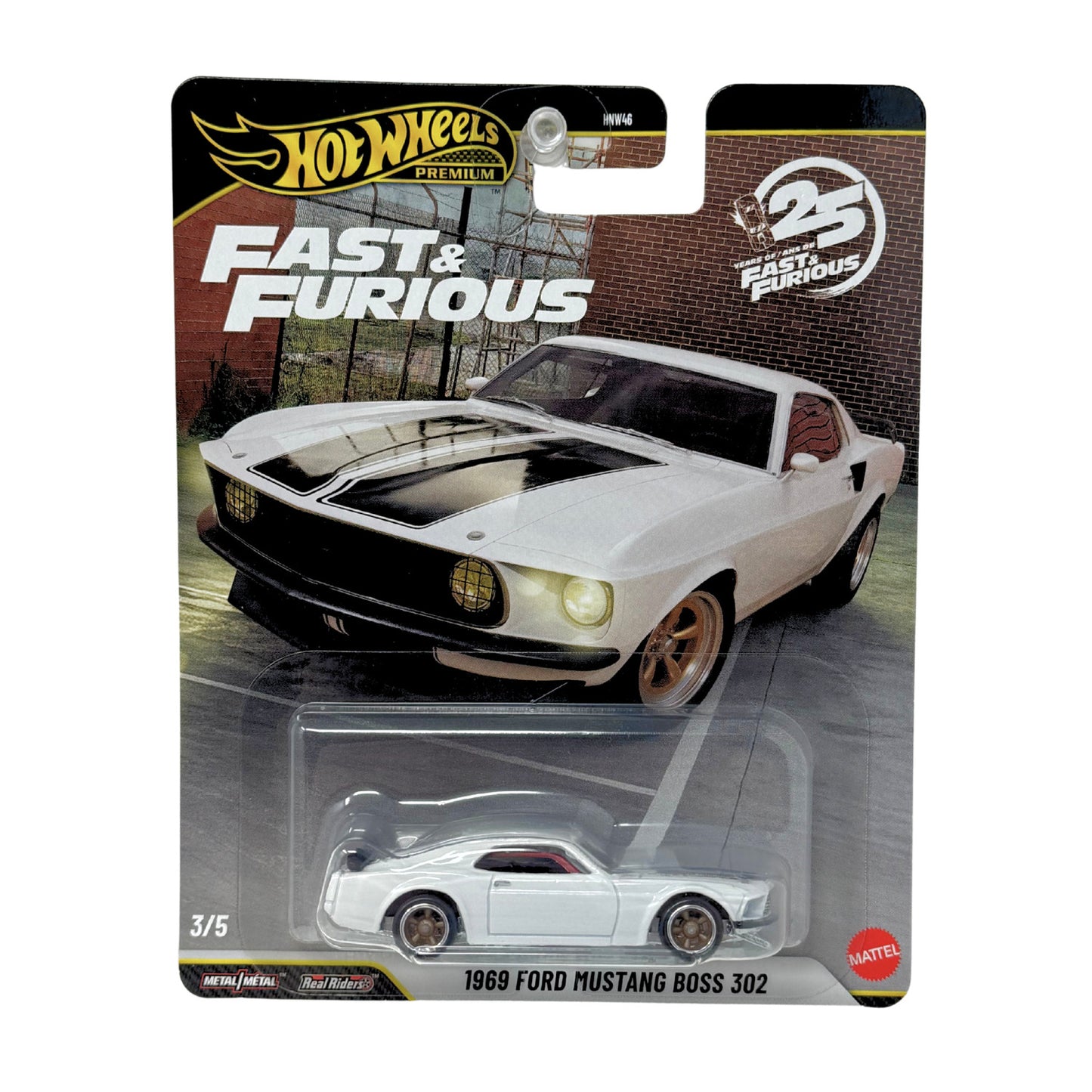 Hot Wheels Premium Fast & Furious 1969 Ford Mustang Boss 302 1:64 Diecast