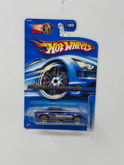 Hot Wheels Plymouth Barracuda Speed Freak 1:64 Diecast Blue V2
