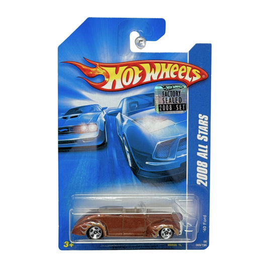 Hot Wheels All Stars 1940 Ford 1:64 Diecast Factory Sealed