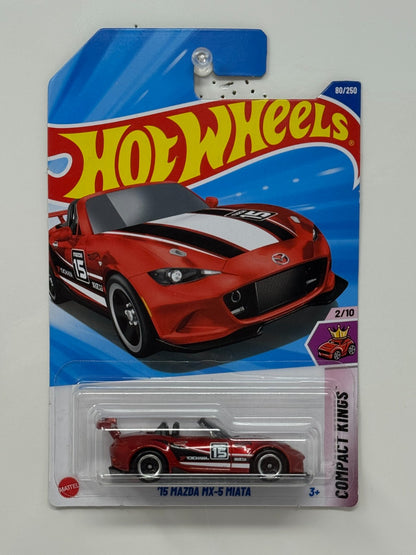 Hot Wheels Compact Kings 2015 Mazda MX-5 Miata 1:64 Diecast