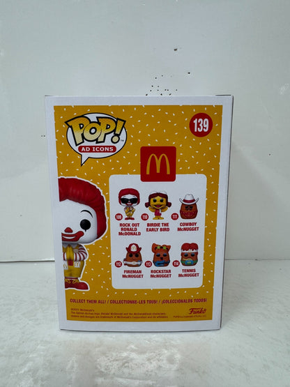 Funko Pop! AD Icons McDonald's #139 Ronald McDonald Thailand CHASE Vinyl Figure