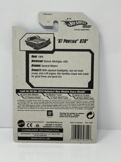 Hot Wheels Faster Than Ever 1967 Pontiac GTO 1:64 Diecast Factory Sealed