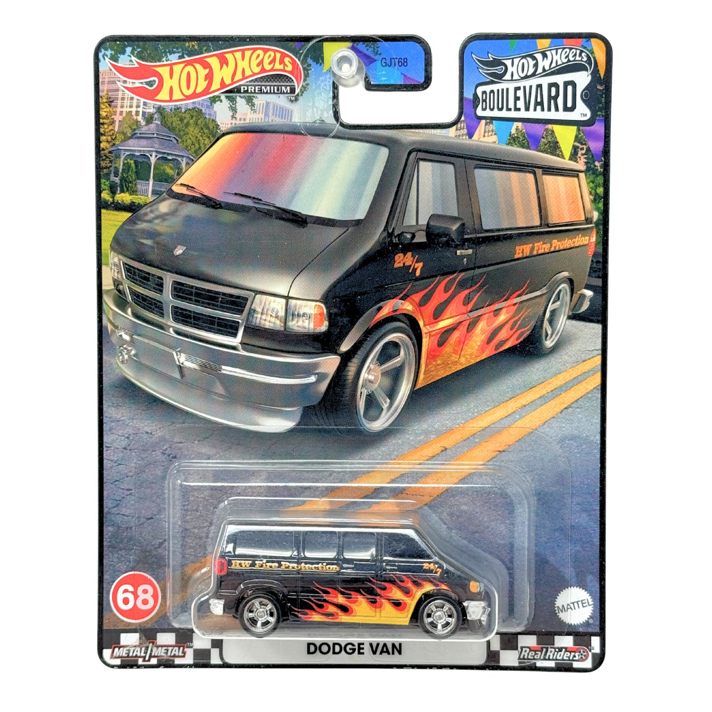 Hot Wheels Premium Boulevard #68 Dodge Van 1:64 Diecast