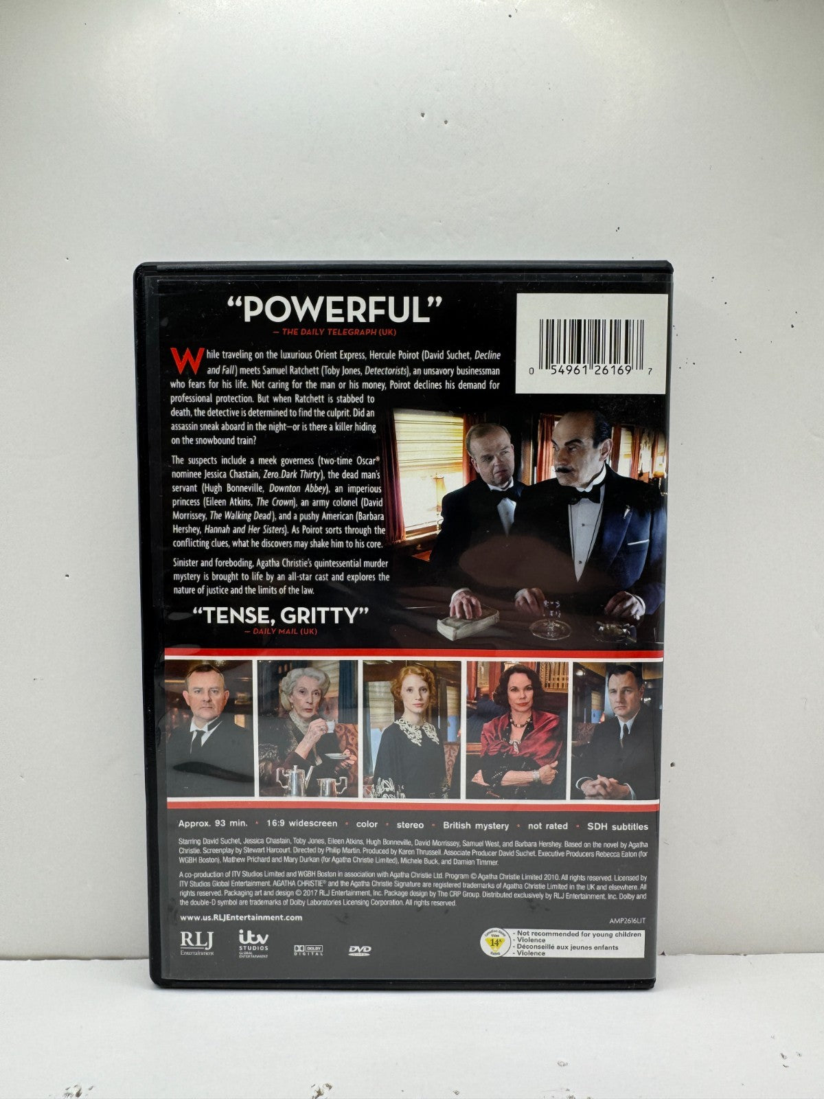 Agatha Christie Poirot Murder on the Orient Express (DVD) Drama