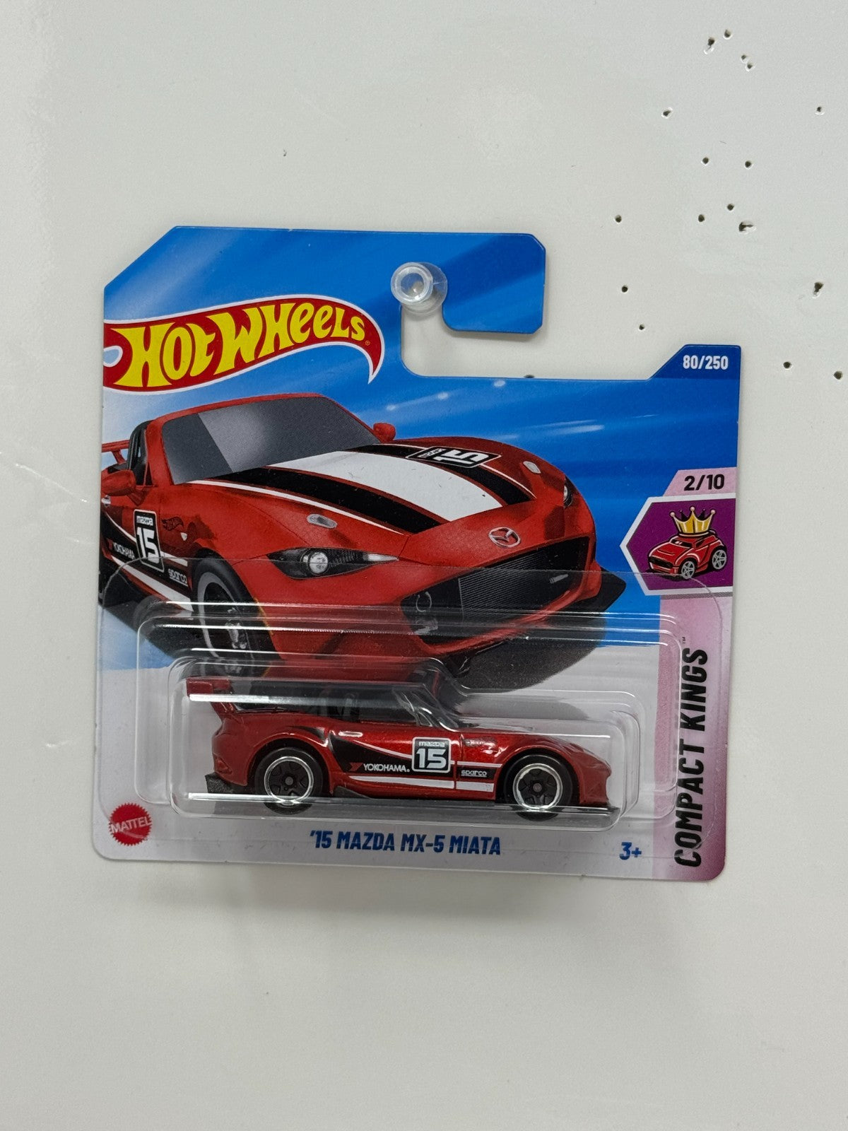 Hot Wheels Compact Kings 2015 Mazda MX-5 Miata 1:64 Diecast Short Card