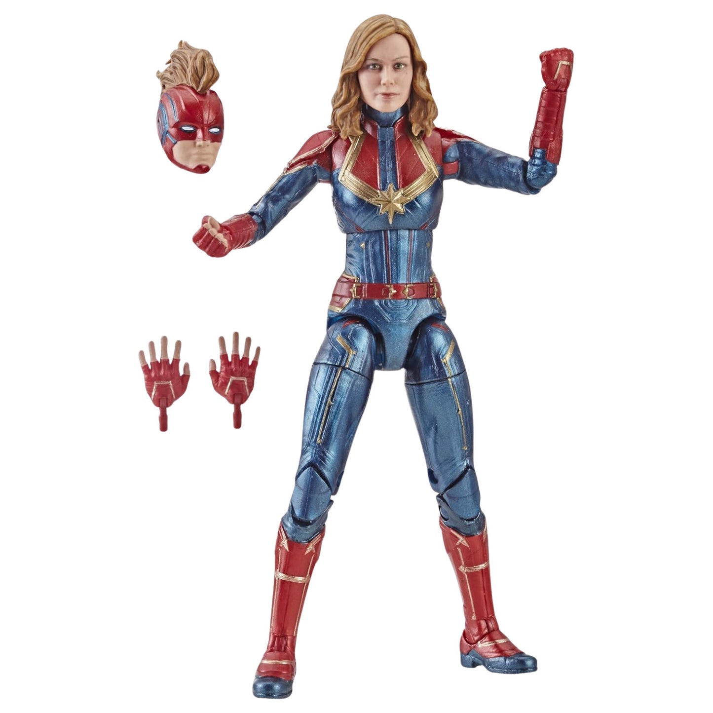Marvel Legends Captain Marvel Action Figure w/ Kree Sentry BAF Piece V2