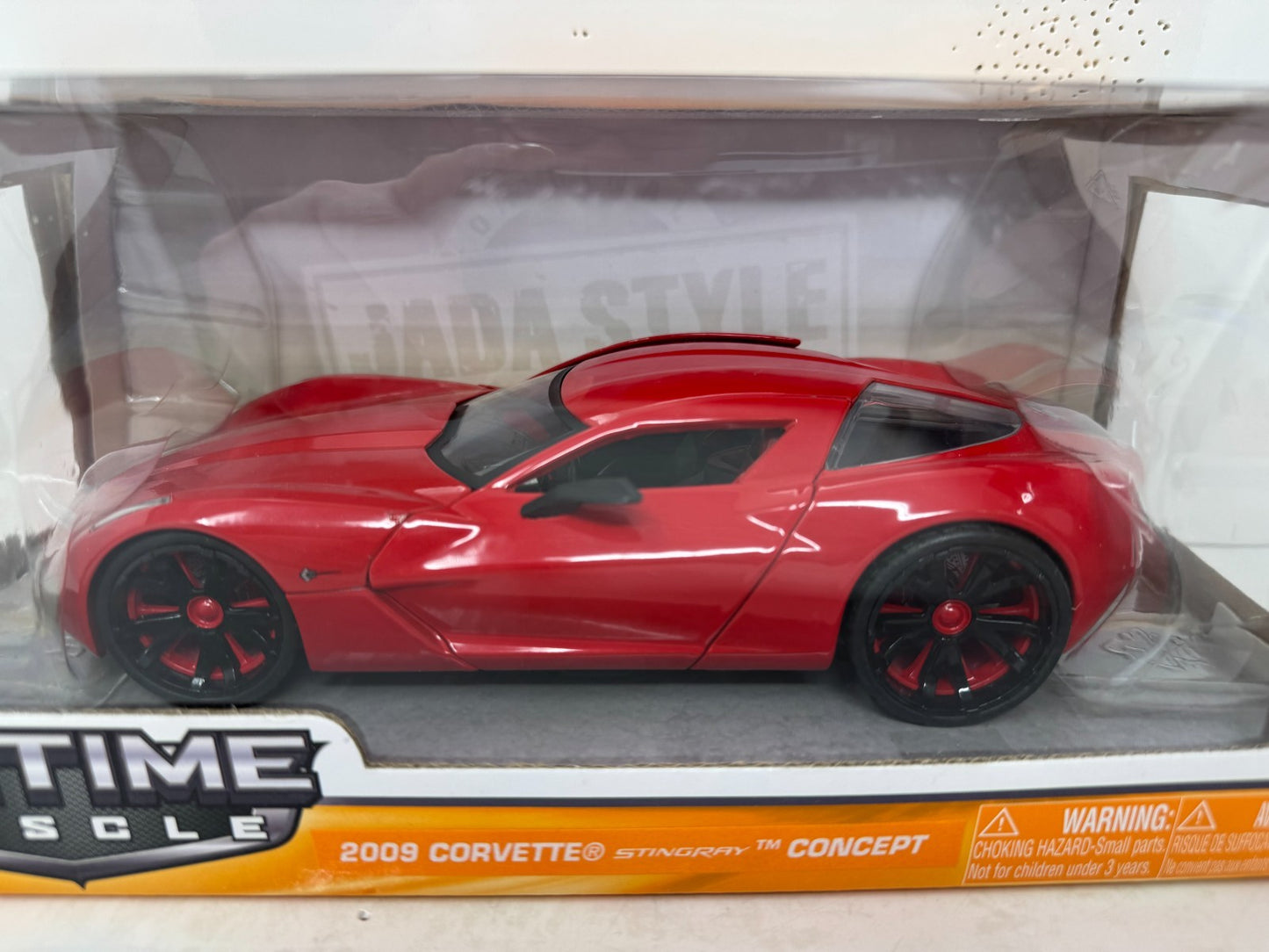 Jada Bigtime Muscle 2009 Chevy Corvette Stingray Concept 1:24 Diecast