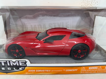 Jada Bigtime Muscle 2009 Chevy Corvette Stingray Concept 1:24 Diecast