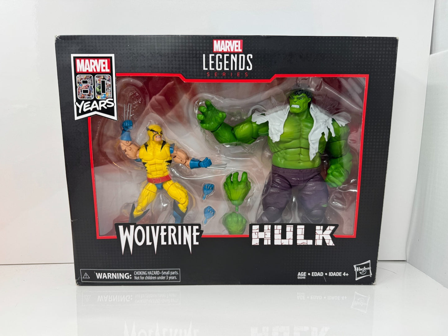 Marvel Legends Marvel 80 Years Wolverine & Hulk Action Figure 2-Pack