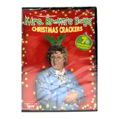 Mrs. Brown's Boys Christmas Crackers (DVD) Brendan O'Carroll Comedy Sealed