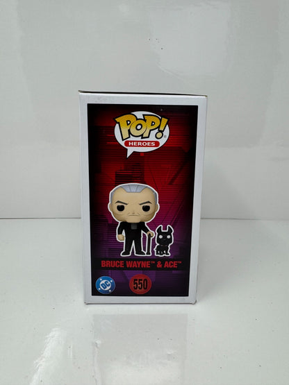 Funko Pop! Heroes Batman Beyond #550 Bruce Wayne & Ace Limited Vinyl Figures