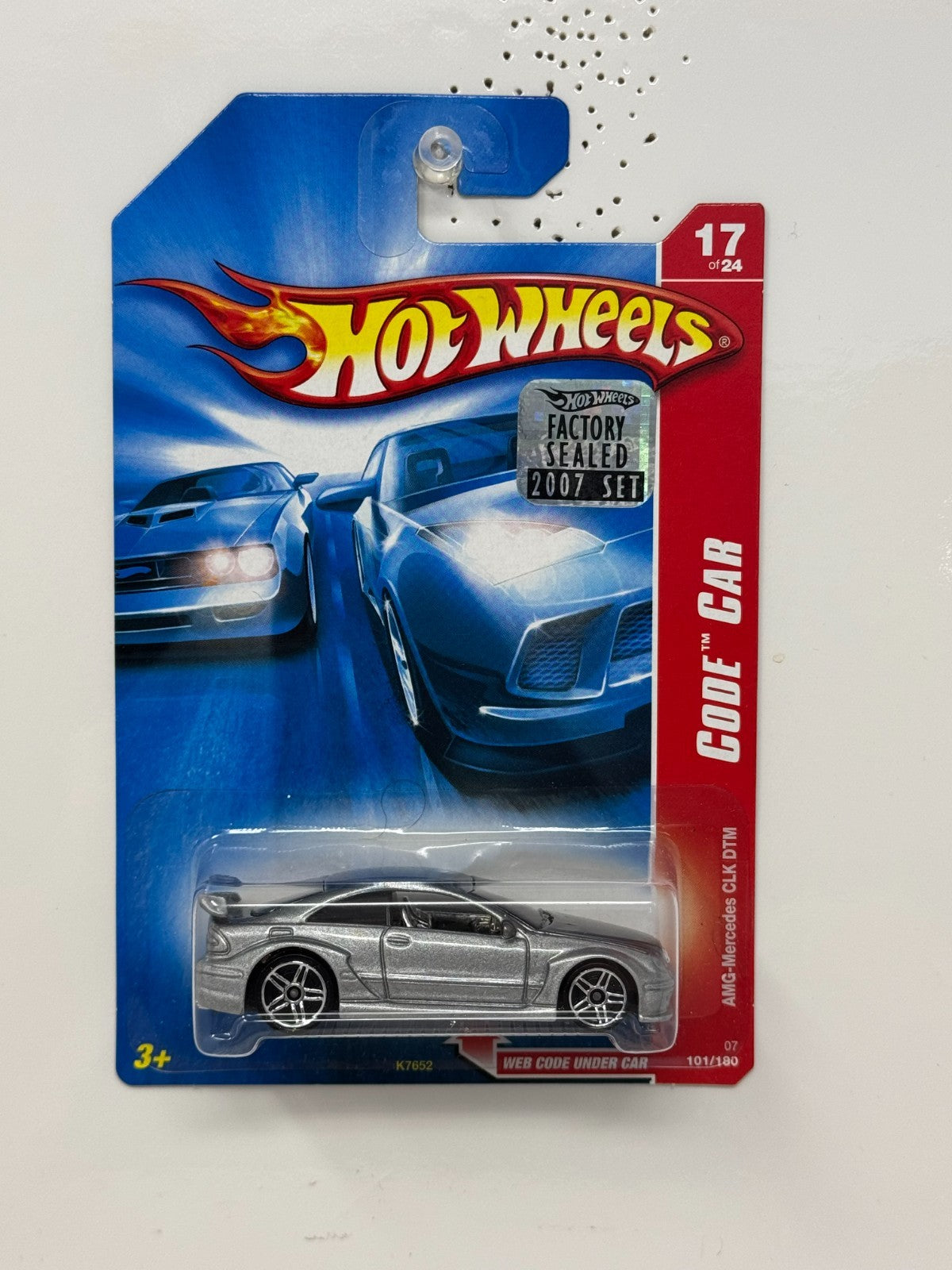 Hot Wheels Code Car 2007 AMG Mercedes CLK DTM 1:64 Diecast Factory Sealed