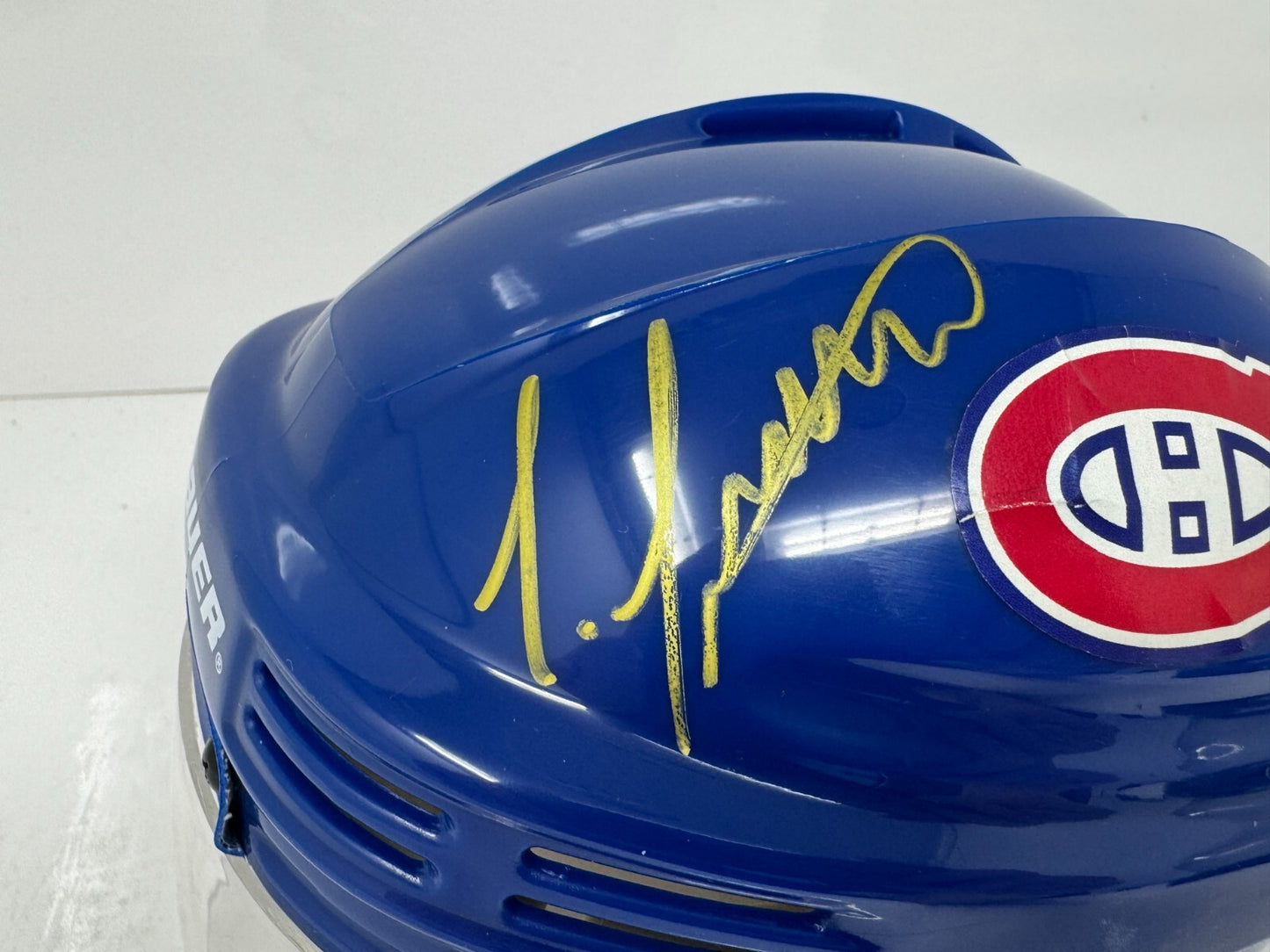 Bauer Montreal Canadiens Mini Helmet with Louis Leblanc Auto