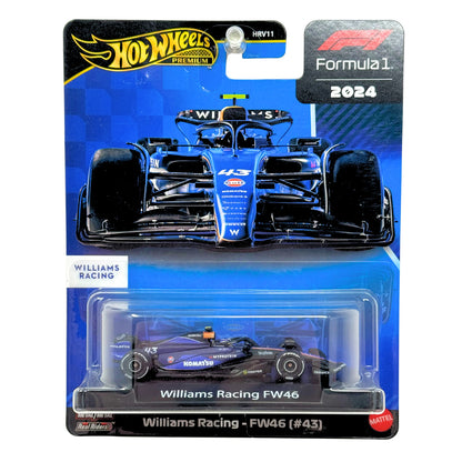 Hot Wheels Premium Formula 1 Williams Racing FW46 #43 1:64 Diecast