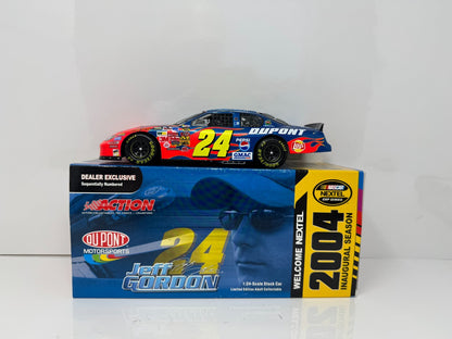 Action NASCAR Jeff Gordon #24 DuPont NEXTEL Inaugural 2004 Chevy 1:24 Diecast