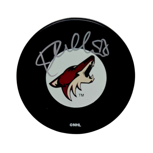 Peter Mueller Phoenix Coyotes Signed NHL Autograph Puck Silver Auto