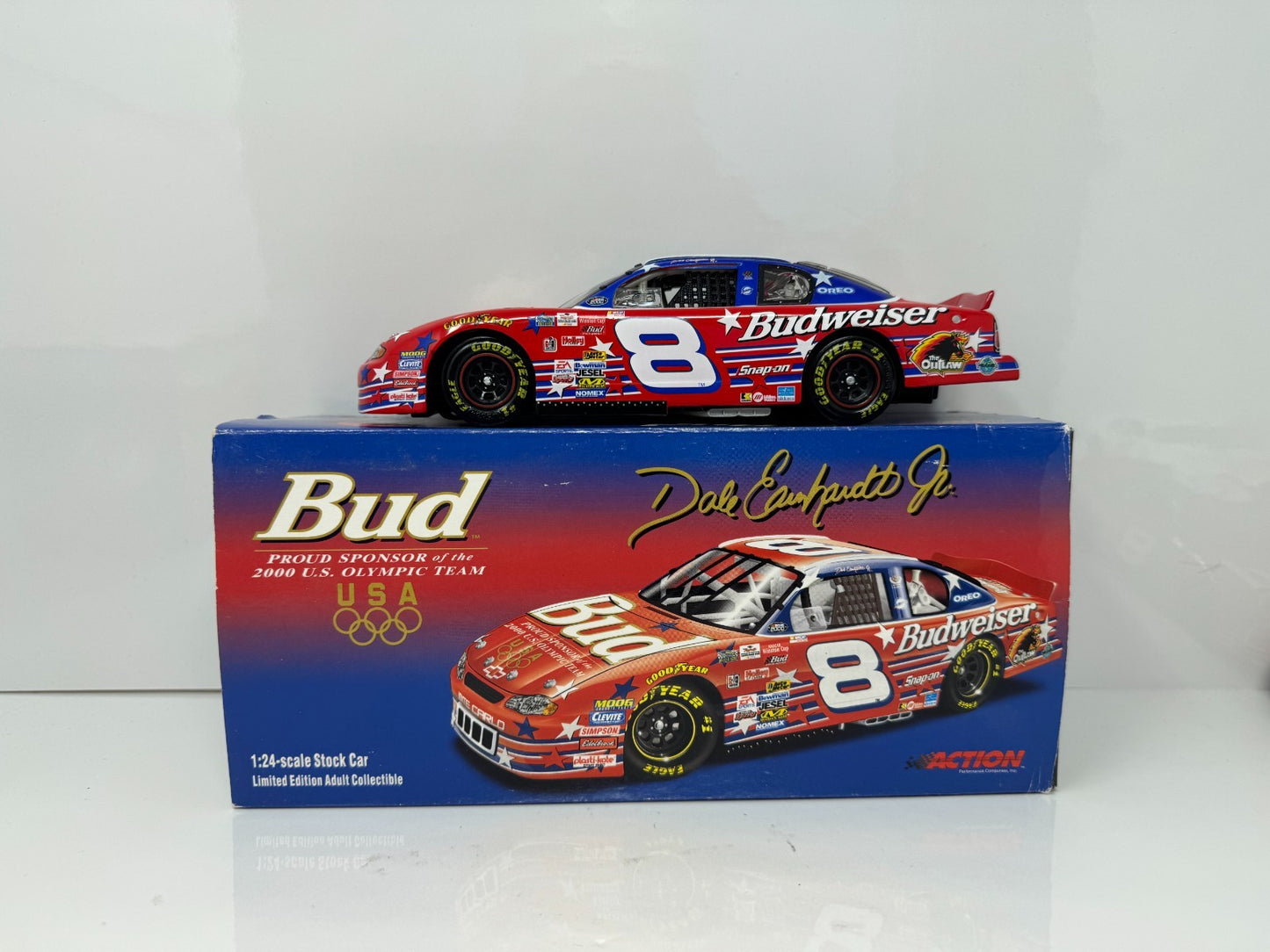 Action NASCAR Dale Earnhardt Jr #8 Bud Olympic 2000 Monte Carlo 1:24 Diecast