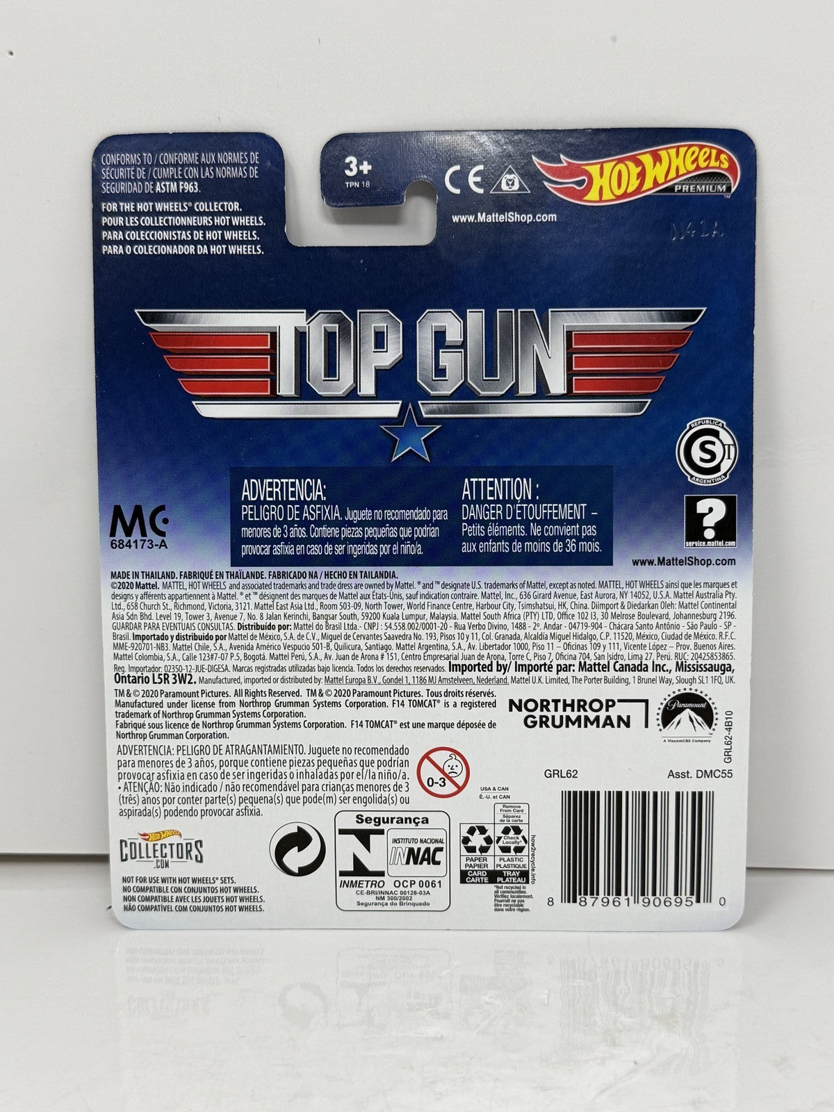 Hot Wheels Premium Top Gun Grumman F-14 Tomcat 1:64 Diecast